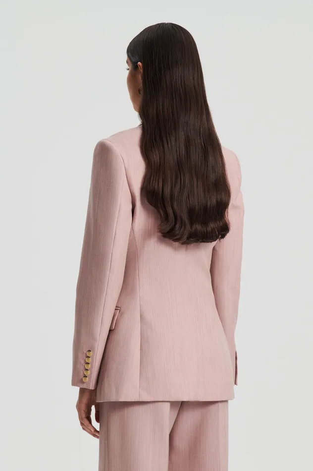 TAILORED DOUBLE POCKET JACKET PINK Women Jackets Scanlan Theodore TAILORED DOUBLE POCKET JACKET PINK Women Jackets Scanlan Theodore