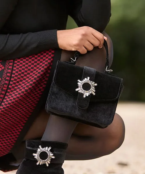 The Night Is Yours Velvet Bag Black Accessories and Jewellery Joebrowns Apparel The Night Is Yours Velvet Bag Black Accessories and Jewellery Joebrowns Apparel