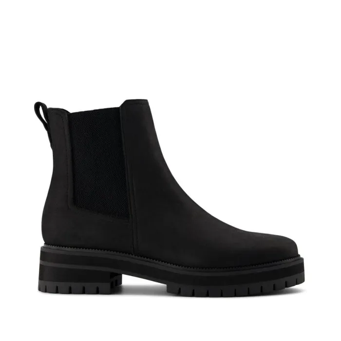 Toms Boots and Booties Bennet Boot Water Resistant All Black Nubuck Leather 8211 Women