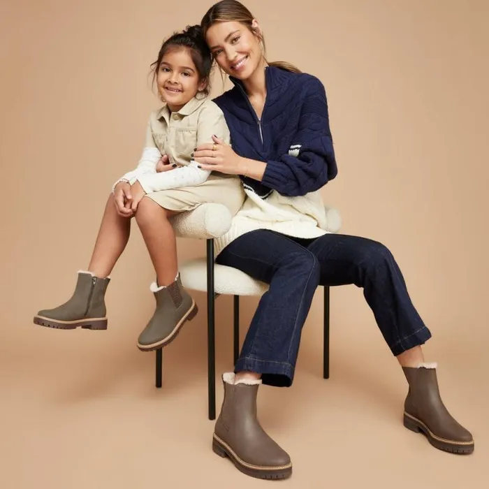 Toms Boots and Booties Bennet Kids Boot Canteen Nubuck Pu With Faux Fur 8211 Kids Toms Boots and Booties Bennet Kids Boot Canteen Nubuck Pu With Faux Fur 8211 Kids