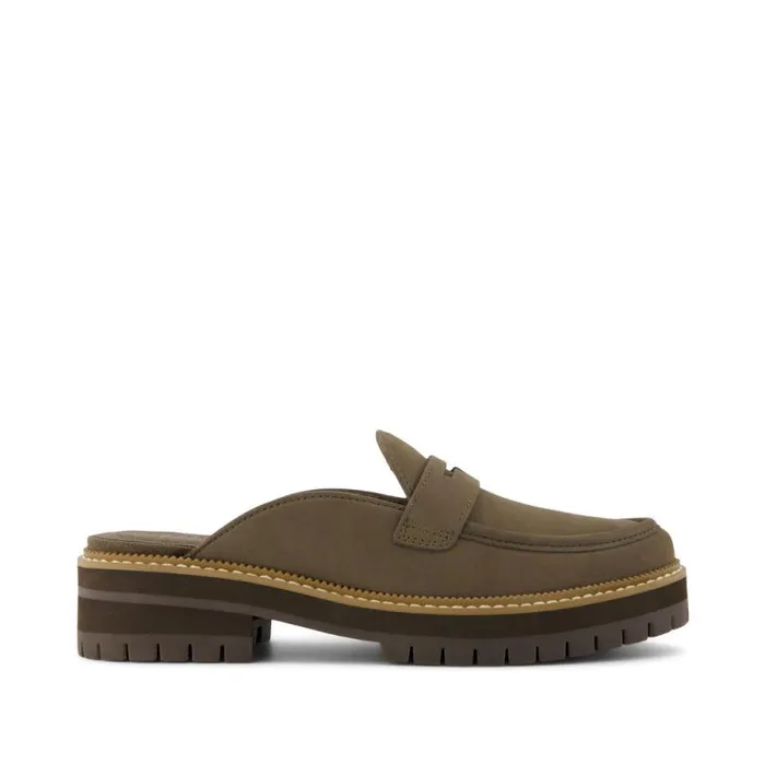 Toms Flats and Loafers Cara Mule Loafer Canteen Green 8211 Women