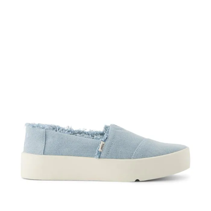 Toms Slip Ons Verona Slip On Sneaker Denim Pastel Blue 8211 Women