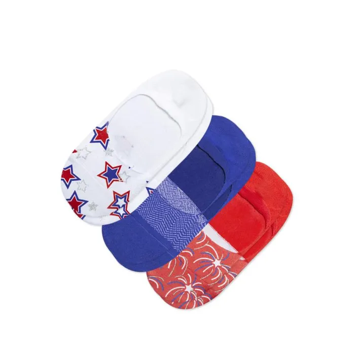 Toms Socks Classic No Show Socks 3 Pack Stars And Fireworks 8211 Gear