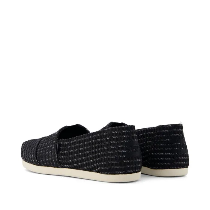 Toms TOMS Classics Alpargata Cloudbound Black Waffle Knit 8211 Women Toms TOMS Classics Alpargata Cloudbound Black Waffle Knit 8211 Women