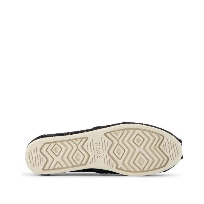 Toms TOMS Classics Alpargata Cloudbound Black Waffle Knit 8211 Women Toms TOMS Classics Alpargata Cloudbound Black Waffle Knit 8211 Women