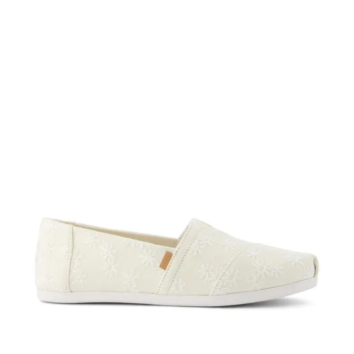 Toms TOMS Classics Alpargata Cloudbound Natural Embroidered Floral 8211 Women