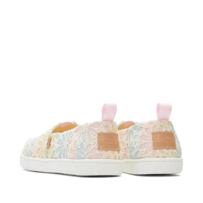 Toms TOMS Classics Alpargata Kids Shoe Floral Lace Ombre 8211 KidsWomen Toms TOMS Classics Alpargata Kids Shoe Floral Lace Ombre 8211 KidsWomen