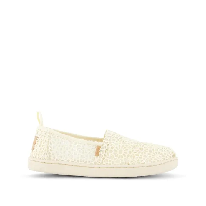 Toms TOMS Classics Alpargata Kids Shoe Moroccan Crochet Natural 8211 KidsWomen