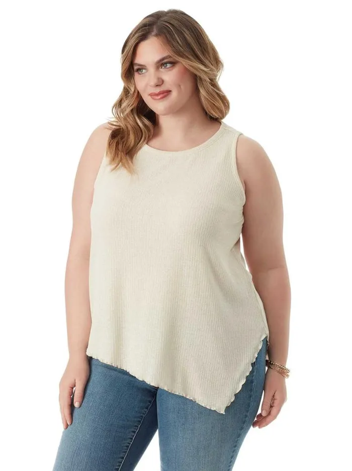 Tops Clothing Jessica Simpson Winsome Tank In Parchment