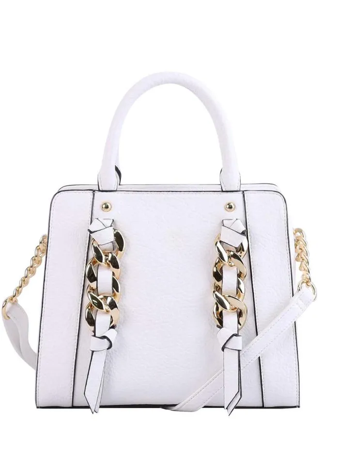 Tote Bags Jessica Simpson Maison Satchel In White