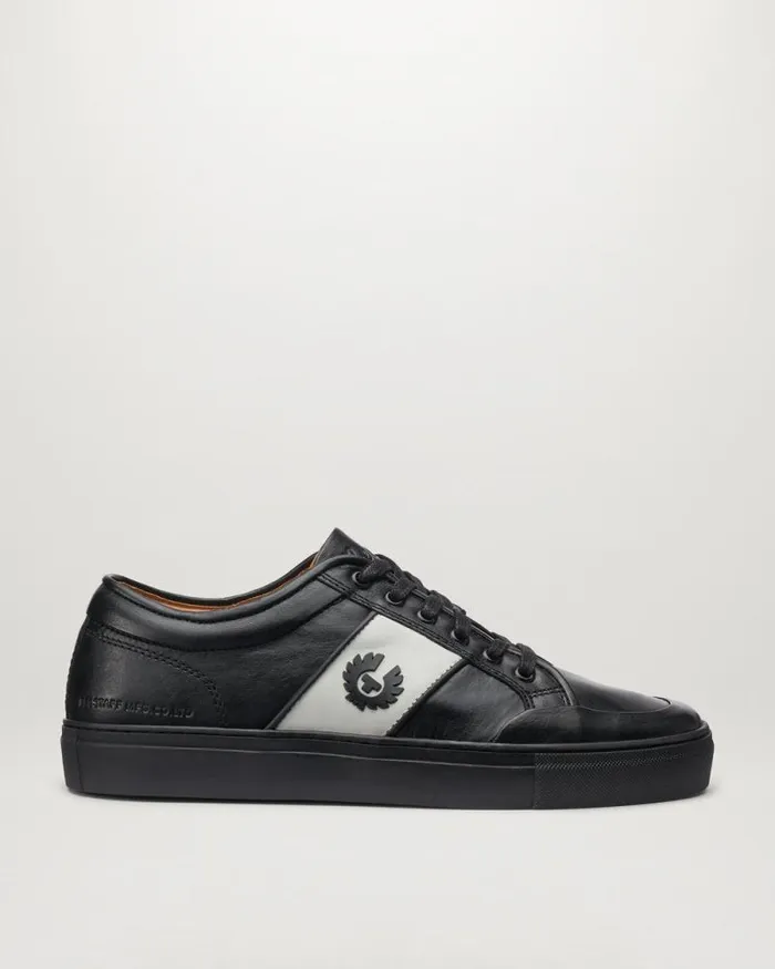Trainers Men Belstaff Phoenix Low Top Sneakers Black