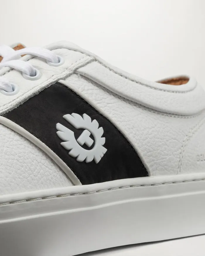 Trainers Men Belstaff Phoenix Low Top Sneakers White Trainers Men Belstaff Phoenix Low Top Sneakers White