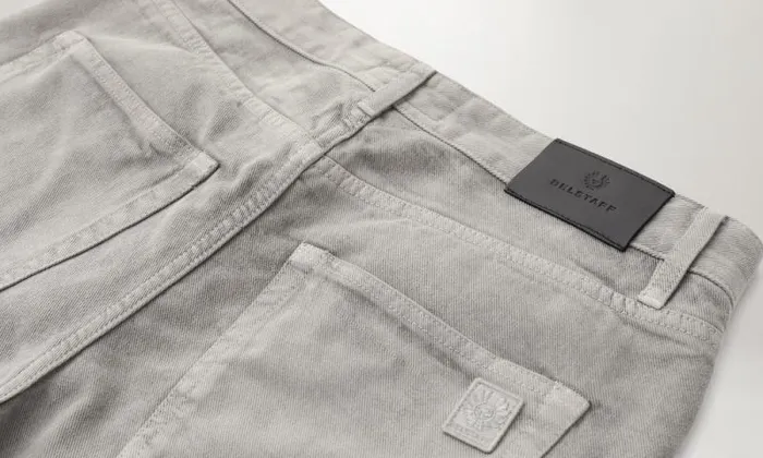 Trousers Men Belstaff Mineral Brockton Straight Jeans Dark Cloud Grey Trousers Men Belstaff Mineral Brockton Straight Jeans Dark Cloud Grey