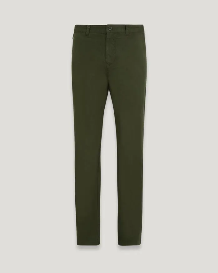 Trousers Men Belstaff Rally Trouser Tile Green