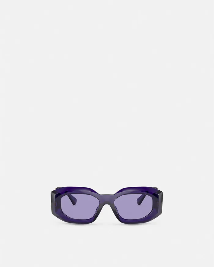 Versace Sunglasses WomenMen Maxi Medusa Biggie Sunglasses Purple