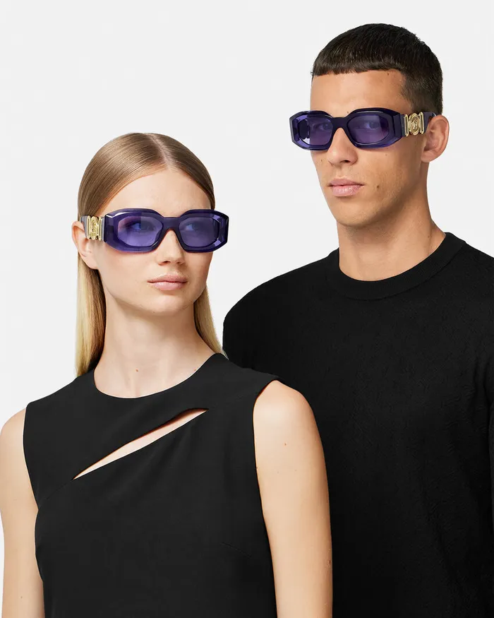 Versace Sunglasses WomenMen Maxi Medusa Biggie Sunglasses Purple