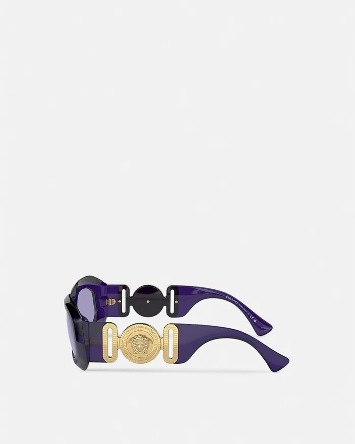Versace Sunglasses WomenMen Maxi Medusa Biggie Sunglasses Purple