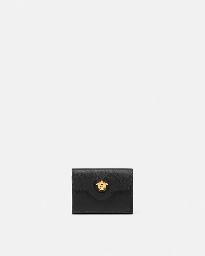 Versace Wallets Women La Medusa Wallet Blackgold