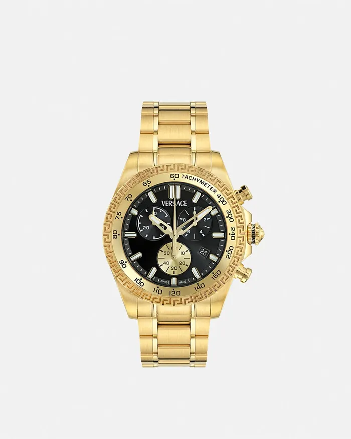 Versace Watches Men Chrono X Watch Gold