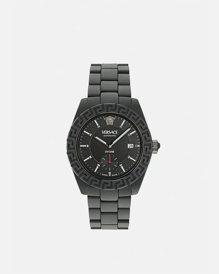 Versace Watches Men Dv One Automatic Watch Black