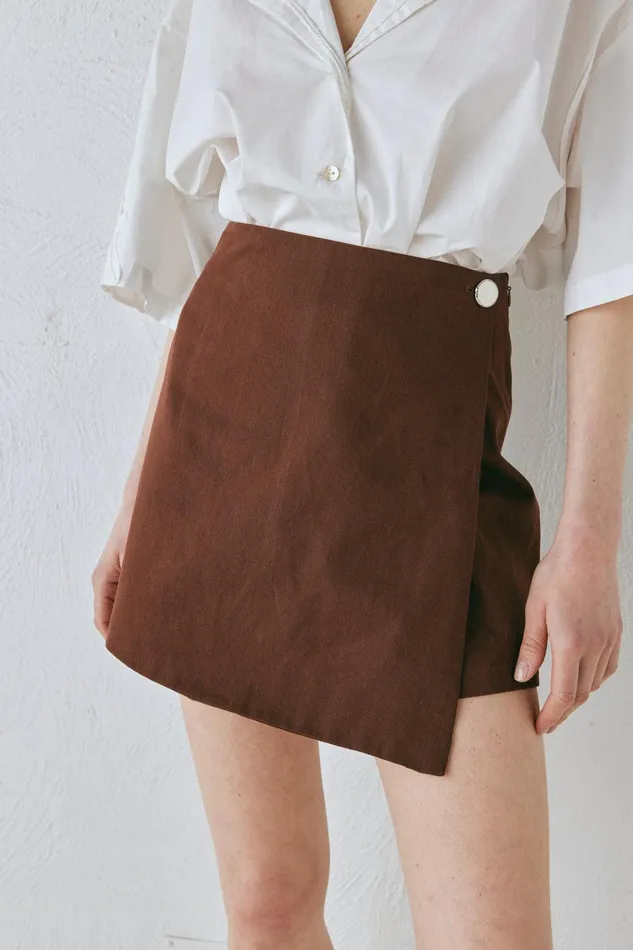 VRG GRL Cove Skort Chocolate Women Skorts VRG GRL Cove Skort Chocolate Women Skorts
