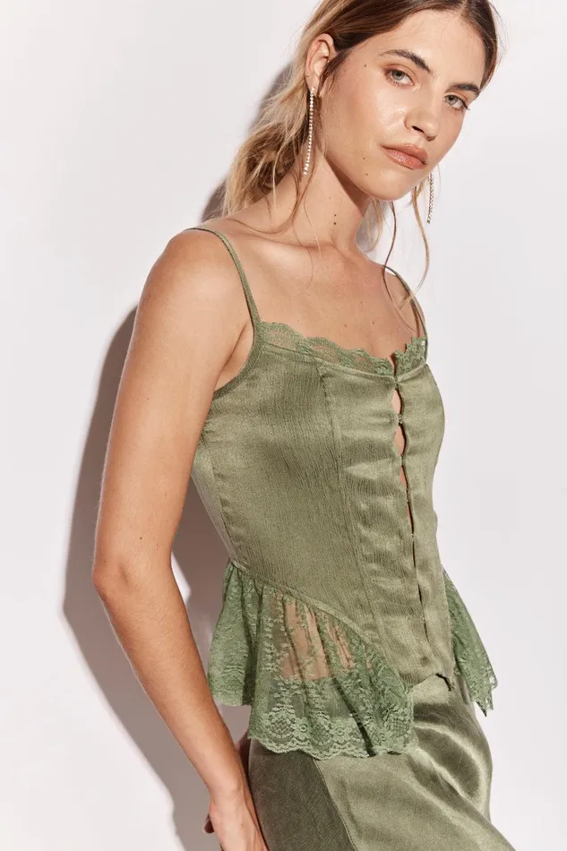 VRG GRL Rhapsody Top Forest Women Sleeveless VRG GRL Rhapsody Top Forest Women Sleeveless