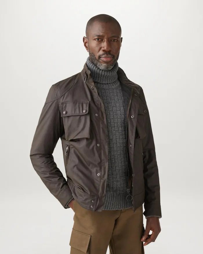 Waxed Jackets Men Belstaff Racemaster Jacket Burnt Oak Waxed Jackets Men Belstaff Racemaster Jacket Burnt Oak