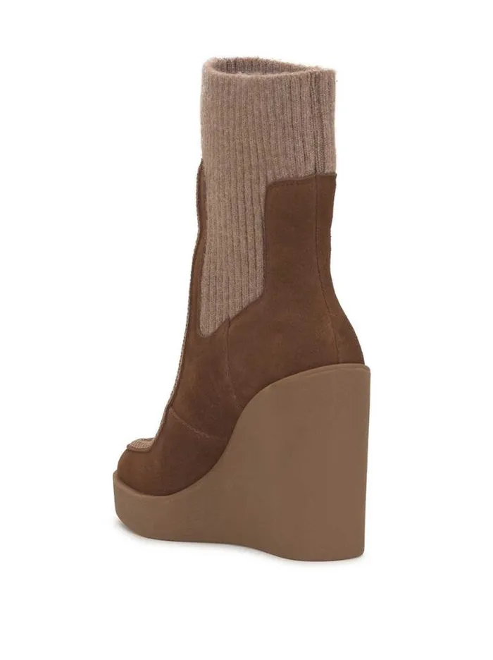 Wedges Shoes Jessica Simpson Madwen Wedge Bootie In Tobacco