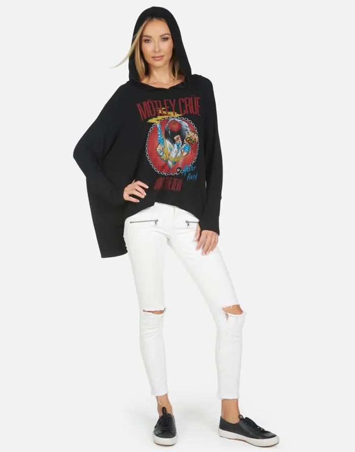 Wilma X Shout At The Devil Black Women039s Lauren Moshi Hoodies