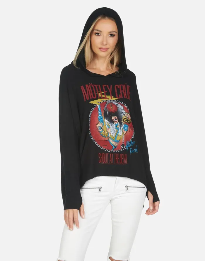 Wilma X Shout At The Devil Black Women039s Lauren Moshi Hoodies