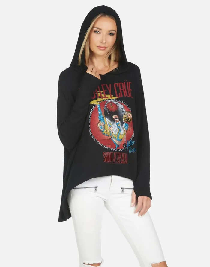 Wilma X Shout At The Devil Black Women039s Lauren Moshi Hoodies