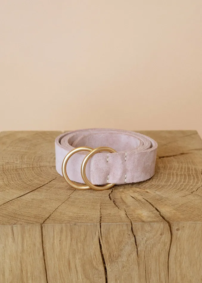 Women Accessories MOS MOSH MMAntique Suede Belt Old Rose