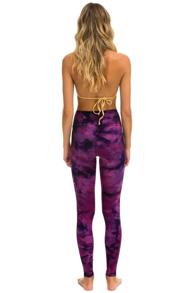 Women Activewear Aviator Nation HAND DYED FULL LENGTH HIRISE LEGGINGS 8211 TIE DYE CRYSTAL ROSE Women Activewear Aviator Nation HAND DYED FULL LENGTH HIRISE LEGGINGS 8211 TIE DYE CRYSTAL ROSE