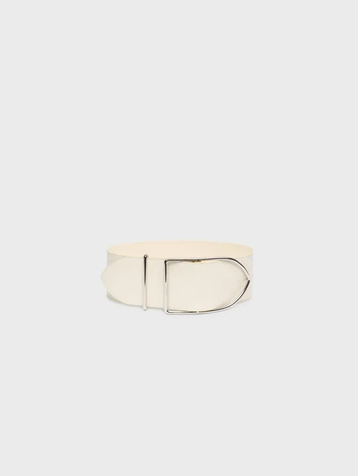 Women Belts JACQUEMUS The Maxi Bambino Belt Light Ivory