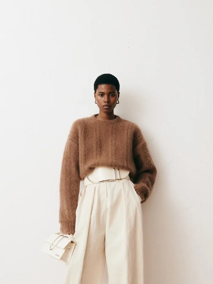 Women Belts JACQUEMUS The Maxi Bambino Belt Light Ivory Women Belts JACQUEMUS The Maxi Bambino Belt Light Ivory