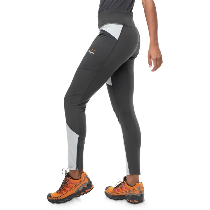 Women Bergans Of Norway Hiking Pants Y Lightline Progressive Tights Pearl Grey Dark Shadow Grey