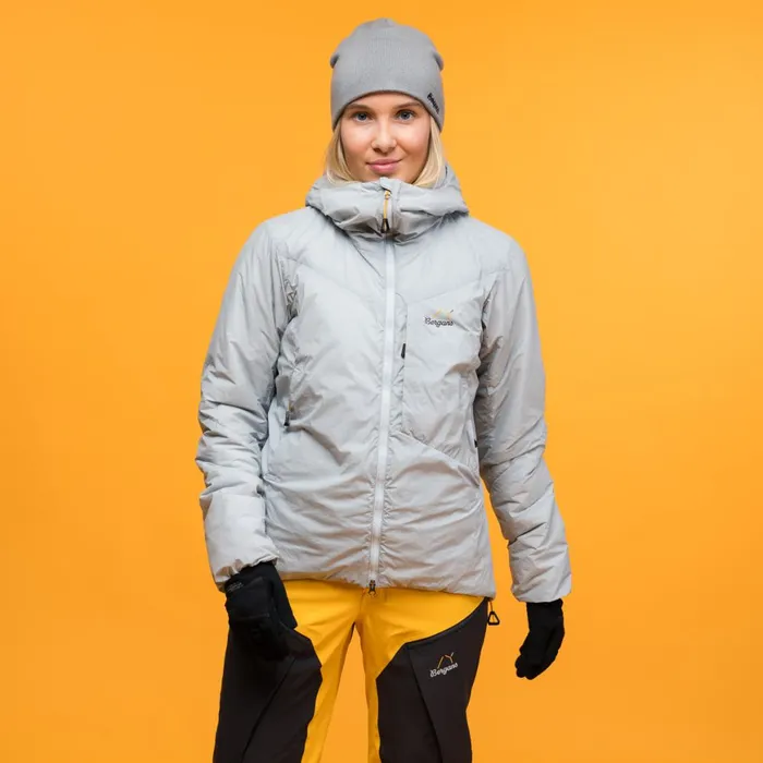 Women Bergans Of Norway Insulation Y Mountainline Insulated Windbreaker Jacket Pearl Grey Women Bergans Of Norway Insulation Y Mountainline Insulated Windbreaker Jacket Pearl Grey
