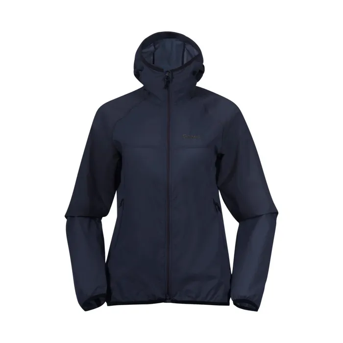 Women Bergans Of Norway Softshell Jackets Vaagaa Windbreaker Jacket Navy Blue