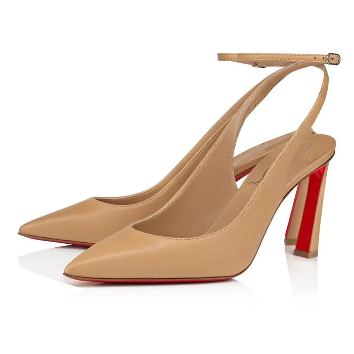 Women Condora Strap 85mm Strappy Pumps 8211 Nappa Leather 8211 Toffee Christian Louboutin Pumps Women Condora Strap 85mm Strappy Pumps 8211 Nappa Leather 8211 Toffee Christian Louboutin Pumps