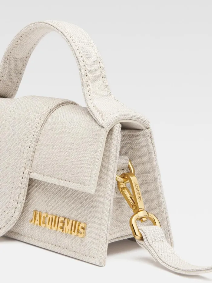 Women Crossbody and Handbags JACQUEMUS The Bambino Light Greige Women Crossbody and Handbags JACQUEMUS The Bambino Light Greige