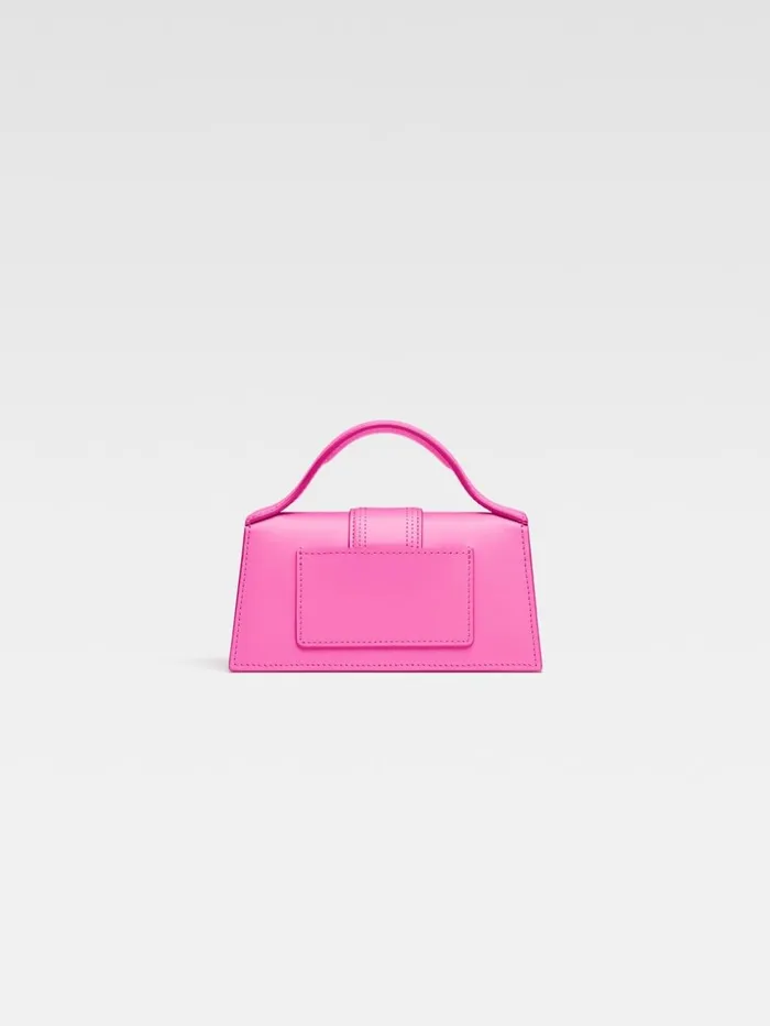 Women Crossbody and Handbags JACQUEMUS The Bambino Neon Pink Women Crossbody and Handbags JACQUEMUS The Bambino Neon Pink