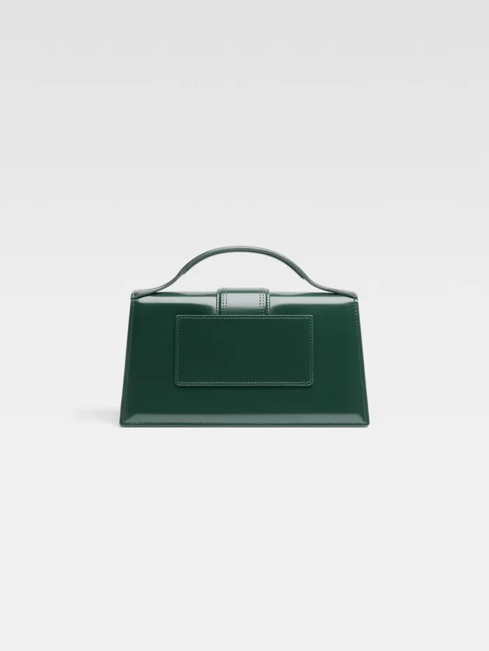 Women Crossbody and Handbags JACQUEMUS The Large Bambino Dark Green Women Crossbody and Handbags JACQUEMUS The Large Bambino Dark Green