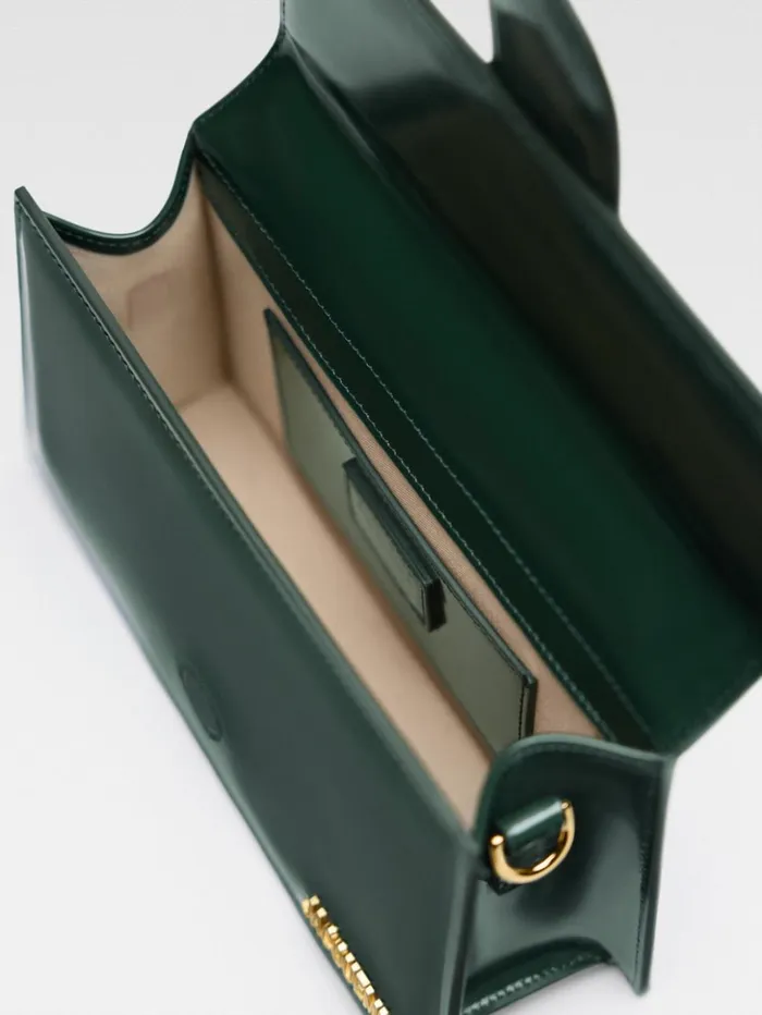 Women Crossbody and Handbags JACQUEMUS The Large Bambino Dark Green Women Crossbody and Handbags JACQUEMUS The Large Bambino Dark Green