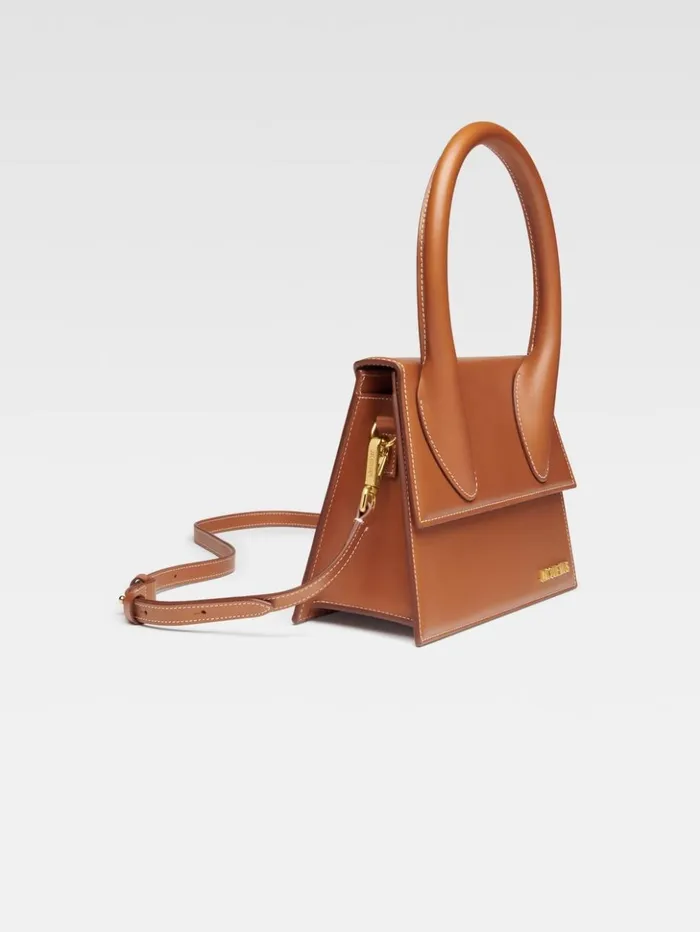 Women Crossbody and Handbags JACQUEMUS The Large Chiquito Light Brown Women Crossbody and Handbags JACQUEMUS The Large Chiquito Light Brown