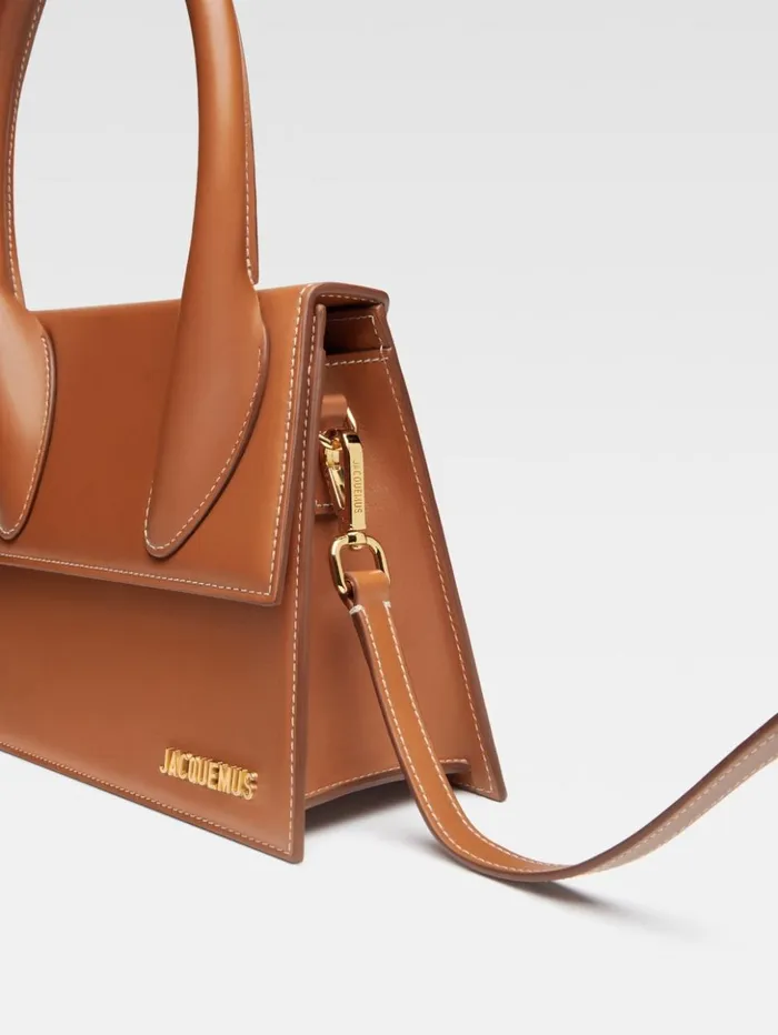 Women Crossbody and Handbags JACQUEMUS The Large Chiquito Light Brown Women Crossbody and Handbags JACQUEMUS The Large Chiquito Light Brown