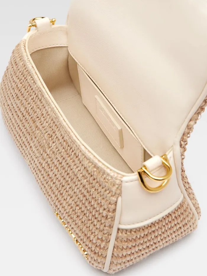 Women Crossbody and Handbags JACQUEMUS The Small Bambimou Natural Ivory