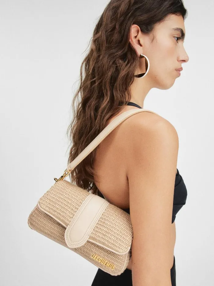 Women Crossbody and Handbags JACQUEMUS The Small Bambimou Natural Ivory