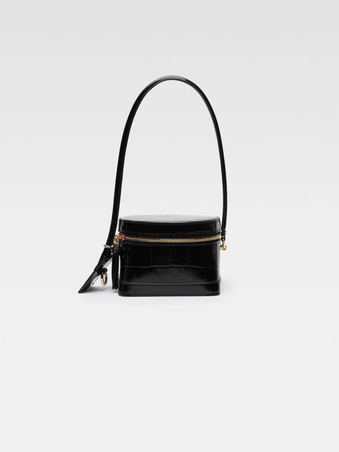 Women Crossbody and Handbags JACQUEMUS The Vanito Black Women Crossbody and Handbags JACQUEMUS The Vanito Black