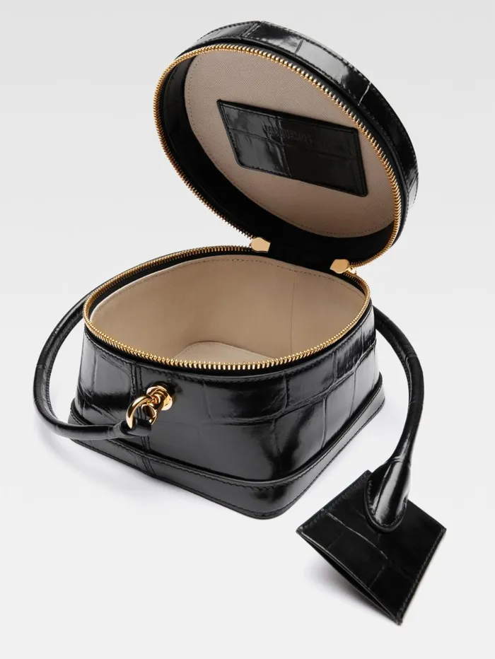 Women Crossbody and Handbags JACQUEMUS The Vanito Black Women Crossbody and Handbags JACQUEMUS The Vanito Black