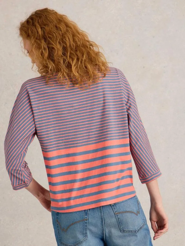 Women DEMI DOLMAN TOP Pink Multi White Stuff Tops and Tees Women DEMI DOLMAN TOP Pink Multi White Stuff Tops and Tees